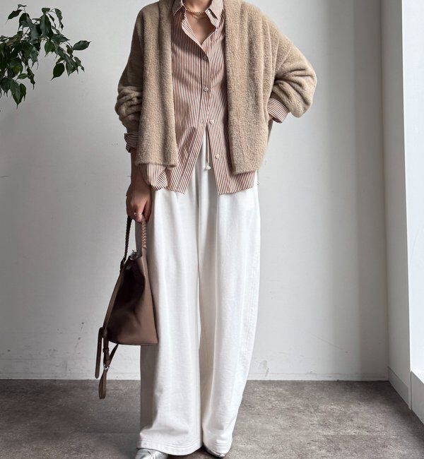  「フェザーヤーンカーディガン」|カーディガン|