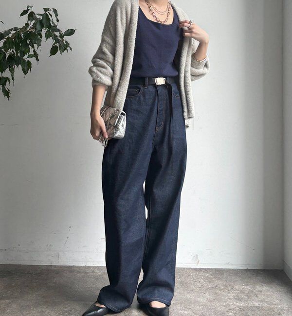  「フェザーヤーンカーディガン」|カーディガン|