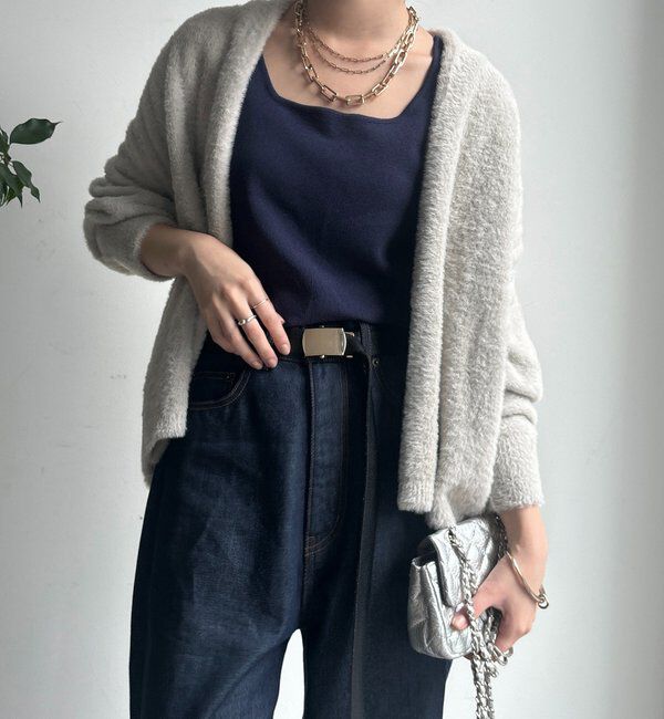  「フェザーヤーンカーディガン」|カーディガン|