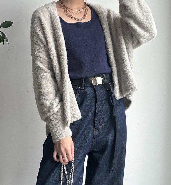  「フェザーヤーンカーディガン」|カーディガン|