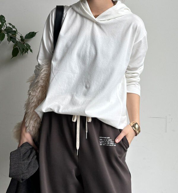  「裾切替フーディー」|Tシャツ・カットソー|