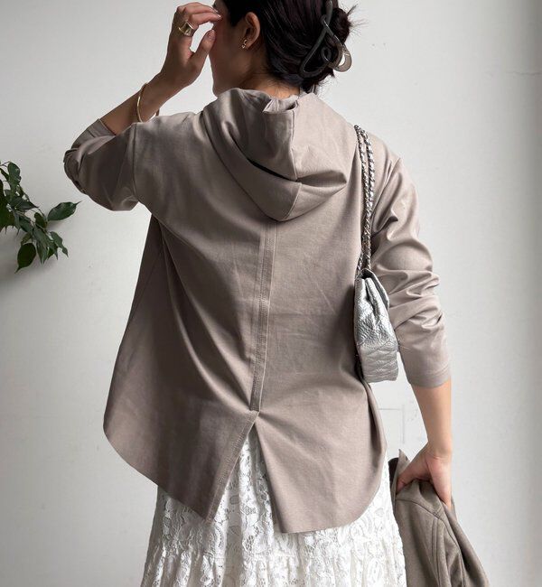  「裾切替フーディー」|Tシャツ・カットソー|