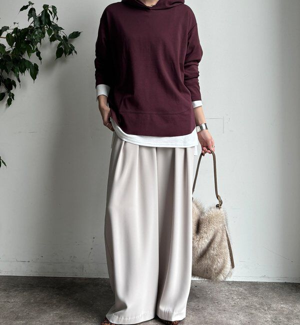  「裾切替フーディー」|Tシャツ・カットソー|