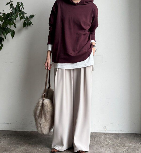  「裾切替フーディー」|Tシャツ・カットソー|