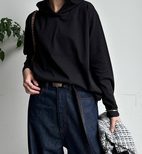 「裾切替フーディー」|Tシャツ・カットソー|
