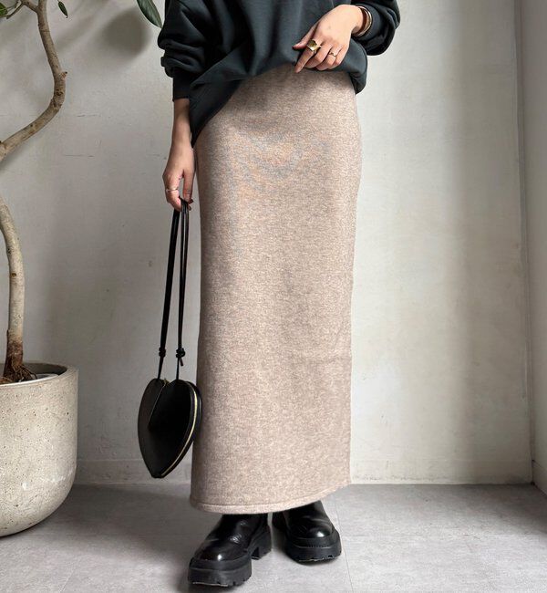  「【WEB限定】ニットタイトスカート」|スカート|