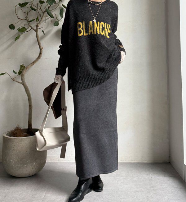  「【WEB限定】ニットタイトスカート」|スカート|