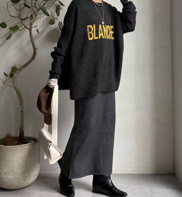  「【WEB限定】ニットタイトスカート」|スカート|