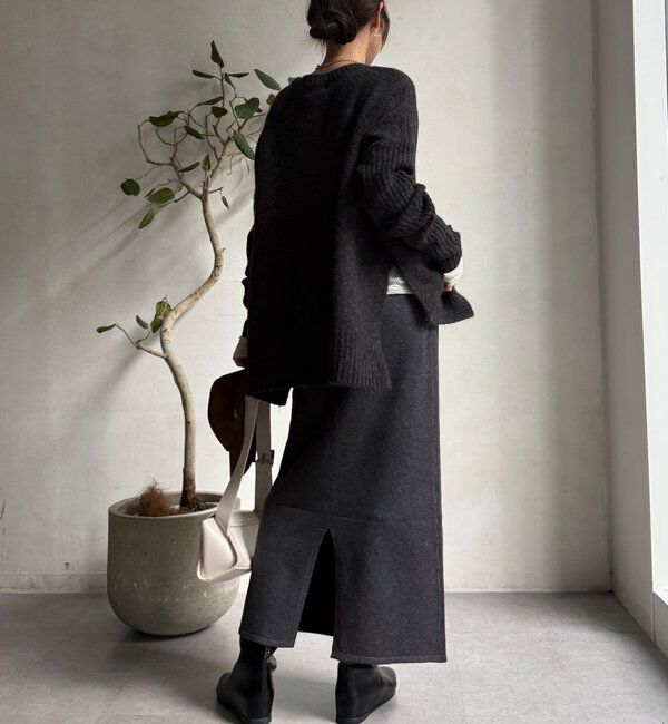  「【WEB限定】ニットタイトスカート」|スカート|