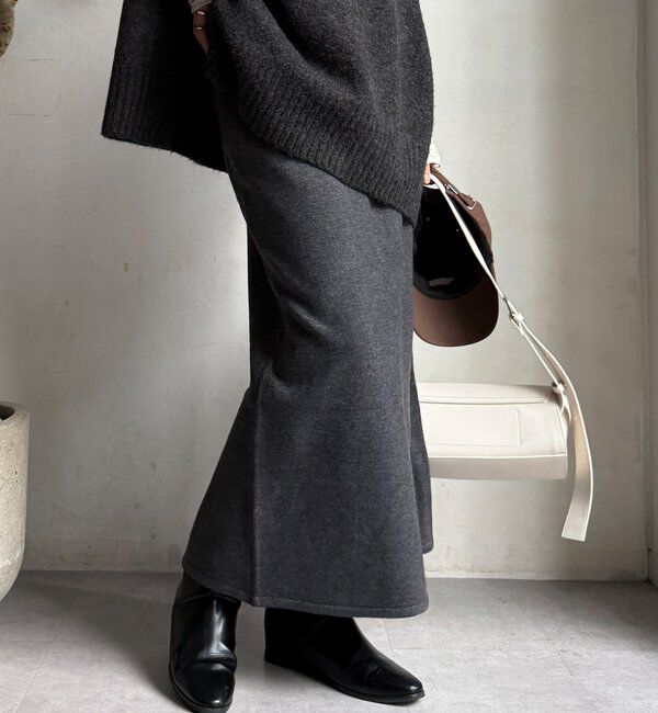 「【WEB限定】ニットタイトスカート」|スカート|