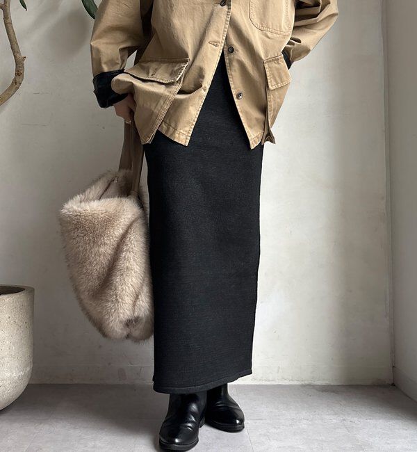  「【WEB限定】ニットタイトスカート」|スカート|