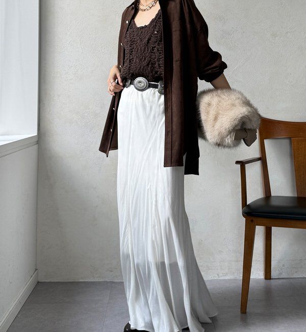  「【WEB限定】ケーブル編みローゲージニットベスト」|ニット・セーター|