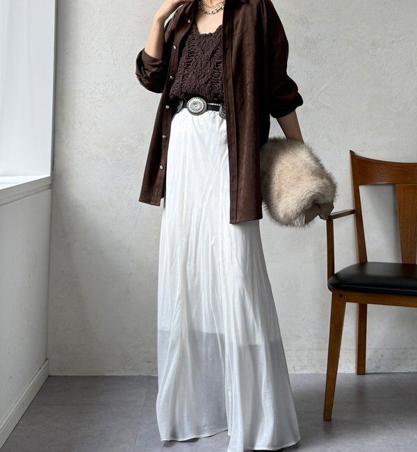  「【WEB限定】ケーブル編みローゲージニットベスト」|ニット・セーター|