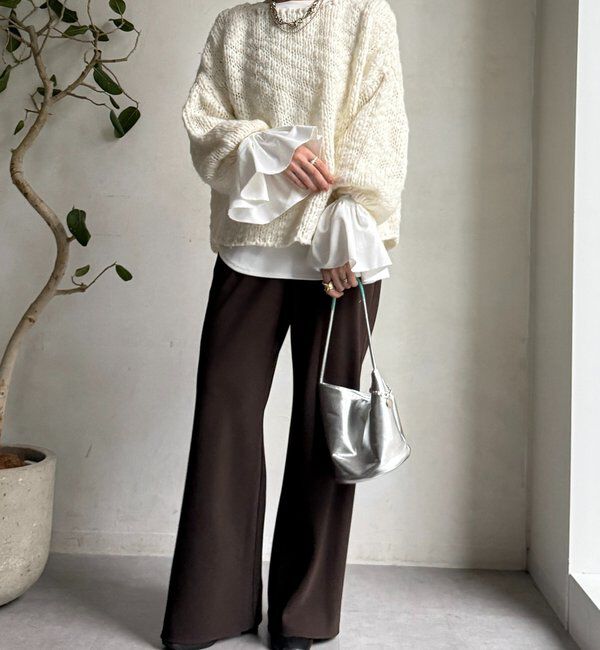  「バルーンカフリブトップス」|Tシャツ・カットソー|