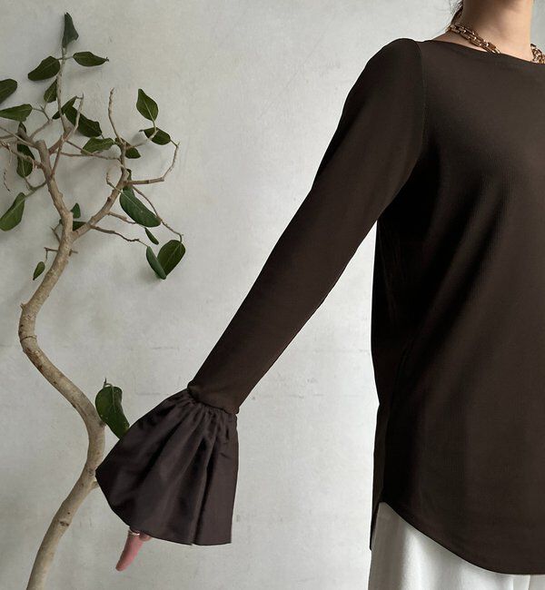  「バルーンカフリブトップス」|Tシャツ・カットソー|