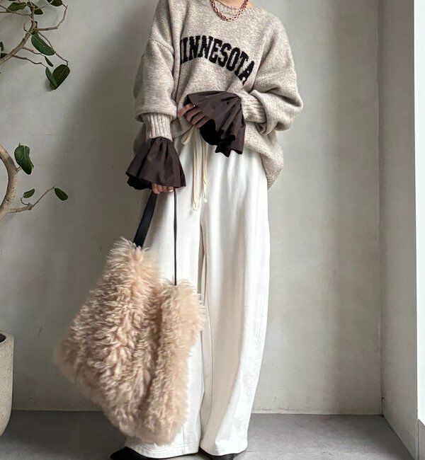  「バルーンカフリブトップス」|Tシャツ・カットソー|