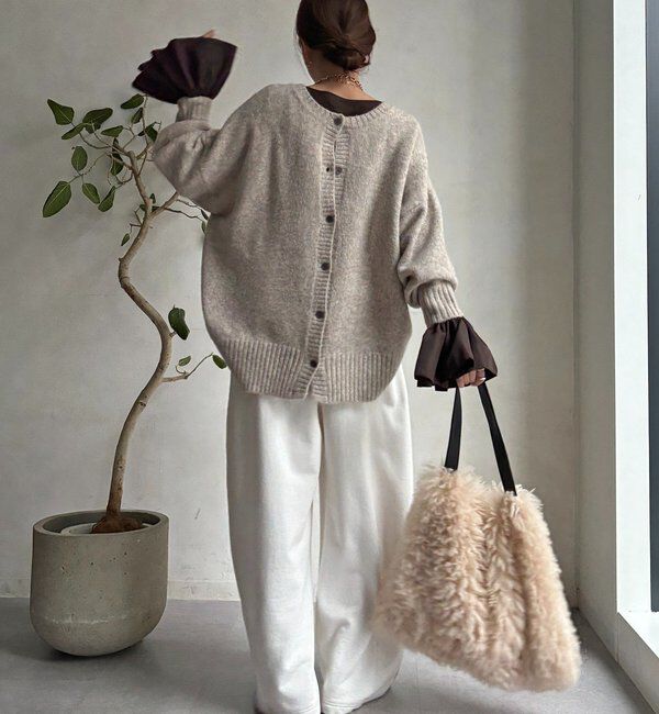  「バルーンカフリブトップス」|Tシャツ・カットソー|