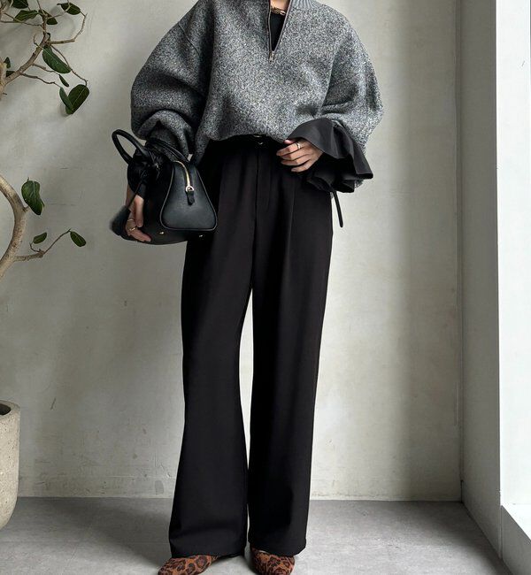  「バルーンカフリブトップス」|Tシャツ・カットソー|