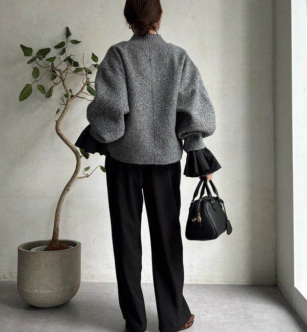  「バルーンカフリブトップス」|Tシャツ・カットソー|