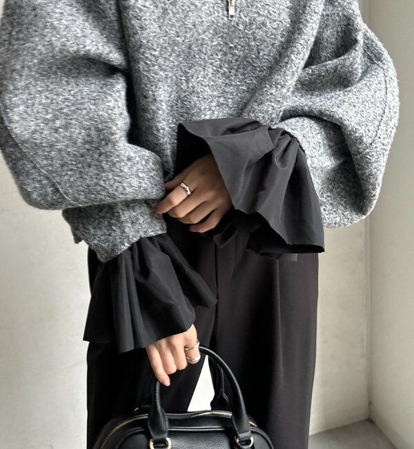  「バルーンカフリブトップス」|Tシャツ・カットソー|