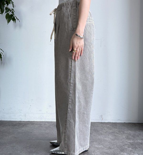  「コーデュロイワイドイージーパンツ」|チノ|