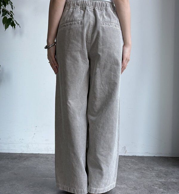  「コーデュロイワイドイージーパンツ」|チノ|