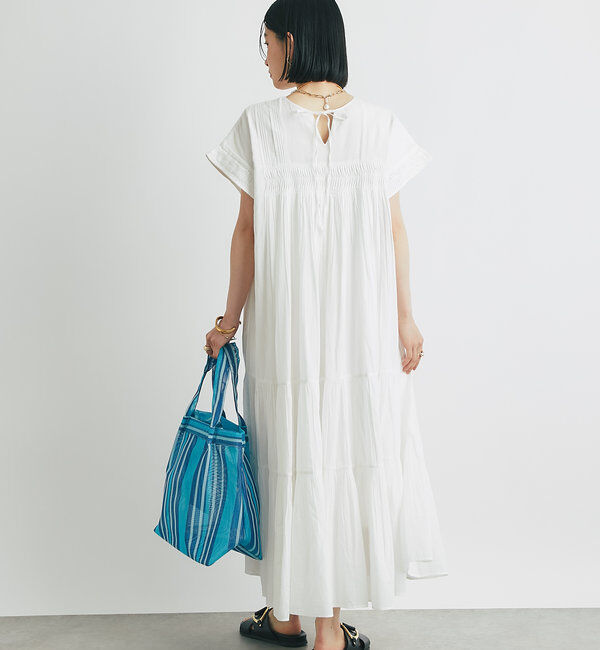  「《2WAY仕様》前後2WAYインド綿ピンタックワンピース」|その他|