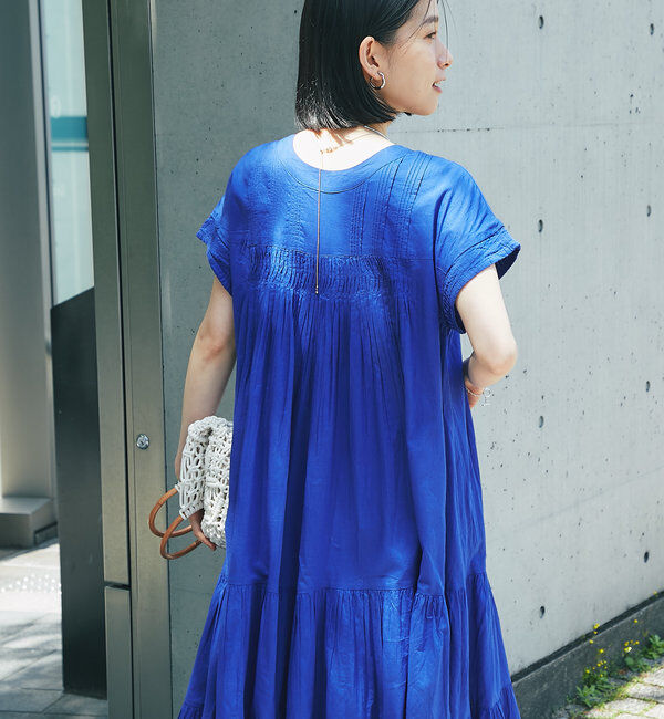  「《2WAY仕様》前後2WAYインド綿ピンタックワンピース」|その他|