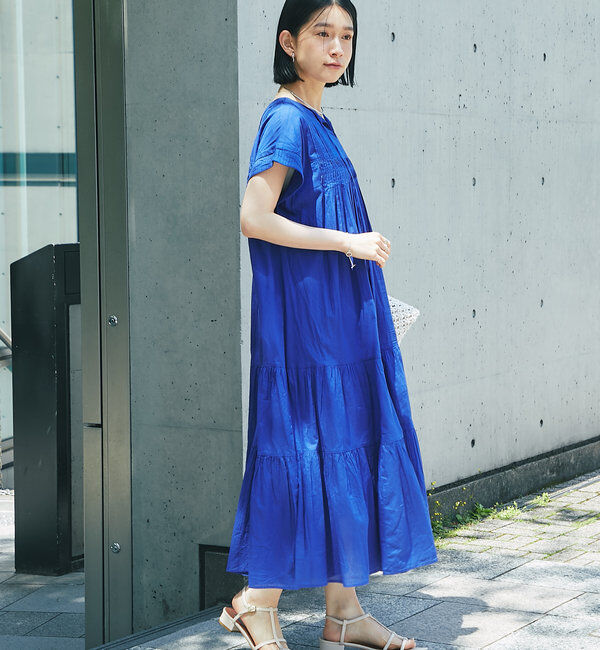  「《2WAY仕様》前後2WAYインド綿ピンタックワンピース」|その他|