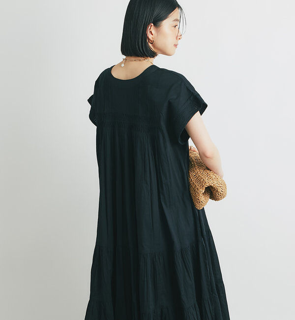  「《2WAY仕様》前後2WAYインド綿ピンタックワンピース」|その他|