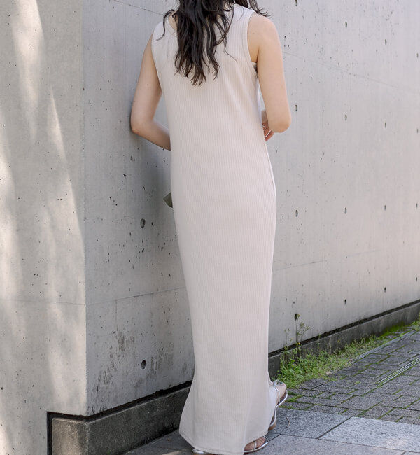  「【マイナス3kg/レビュー高評価☆】2WAYリブタンクワンピース」|ワンピース|