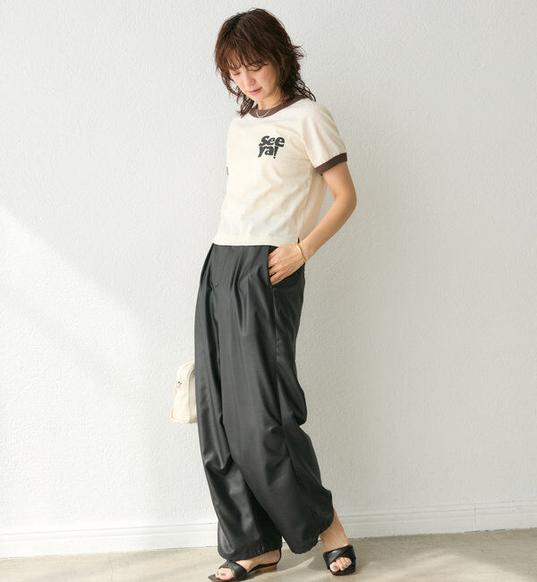  「【キャッチーなロゴが◎】リンガーロゴTee」|Tシャツ・カットソー|