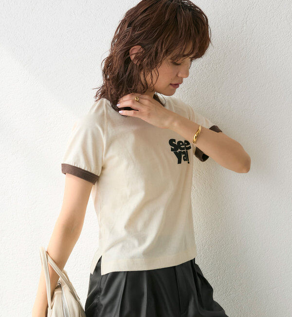  「【キャッチーなロゴが◎】リンガーロゴTee」|Tシャツ・カットソー|