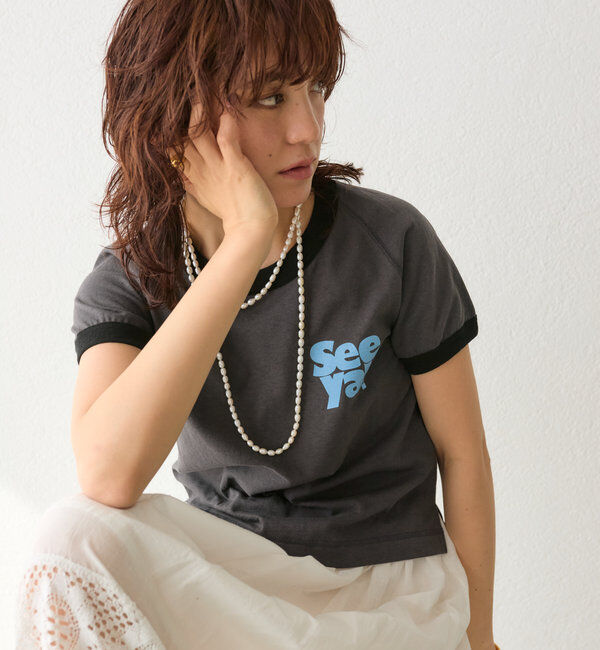  「【キャッチーなロゴが◎】リンガーロゴTee」|Tシャツ・カットソー|