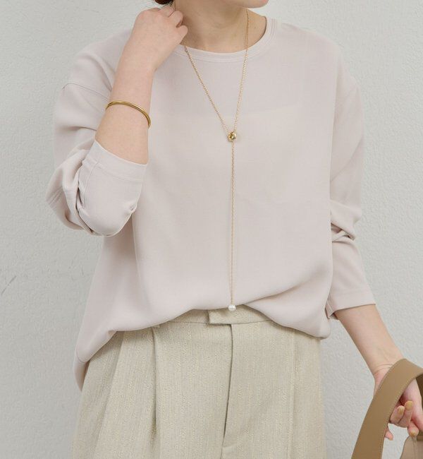  「【新色登場！】バックスリットブラウスT」|シャツ・ブラウス|