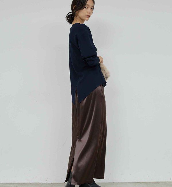  「【新色登場！】バックスリットブラウスT」|シャツ・ブラウス|