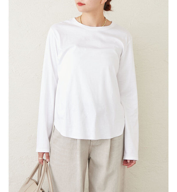  「ラウンドヘムロンTee」|Tシャツ・カットソー|