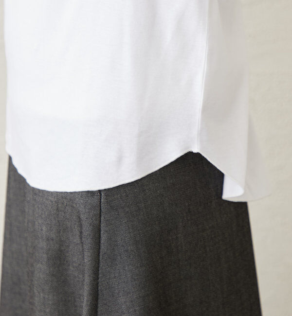  「ラウンドヘムロンTee」|Tシャツ・カットソー|