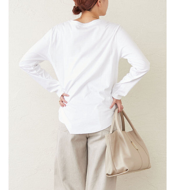  「ラウンドヘムロンTee」|Tシャツ・カットソー|