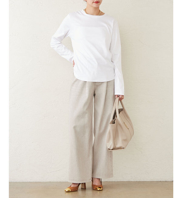  「ラウンドヘムロンTee」|Tシャツ・カットソー|