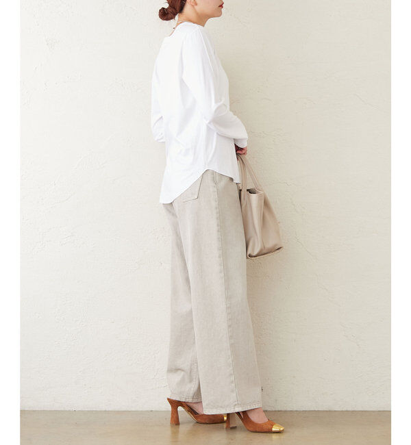  「ラウンドヘムロンTee」|Tシャツ・カットソー|