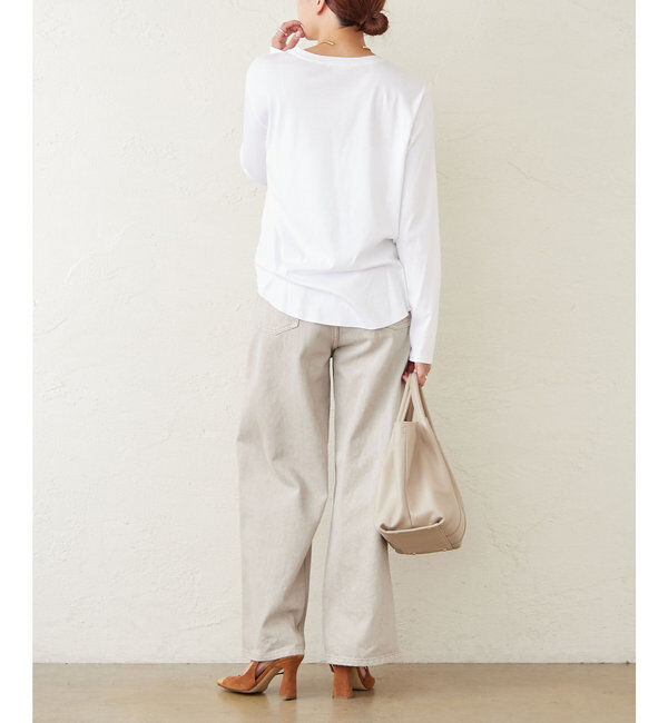  「ラウンドヘムロンTee」|Tシャツ・カットソー|