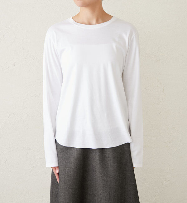  「ラウンドヘムロンTee」|Tシャツ・カットソー|