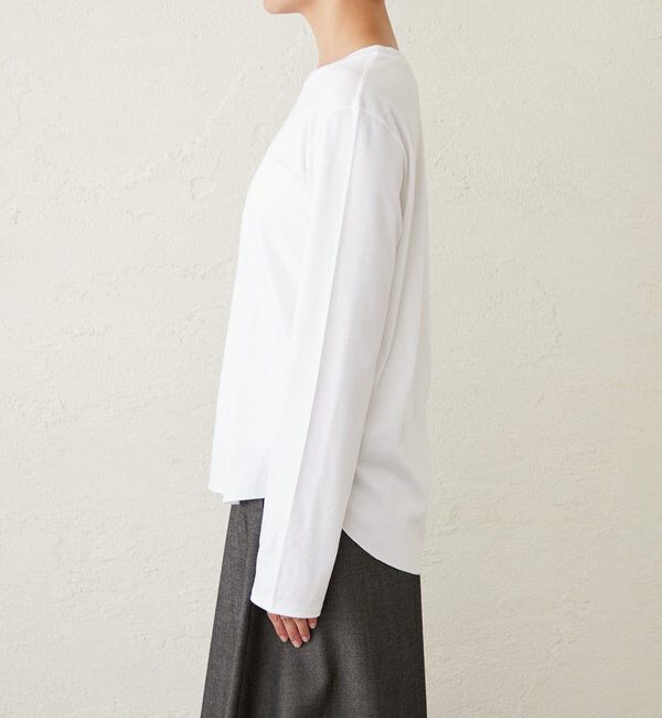  「ラウンドヘムロンTee」|Tシャツ・カットソー|