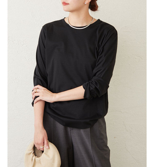  「ラウンドヘムロンTee」|Tシャツ・カットソー|