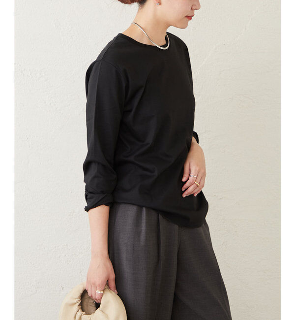  「ラウンドヘムロンTee」|Tシャツ・カットソー|