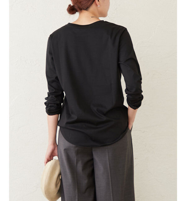  「ラウンドヘムロンTee」|Tシャツ・カットソー|