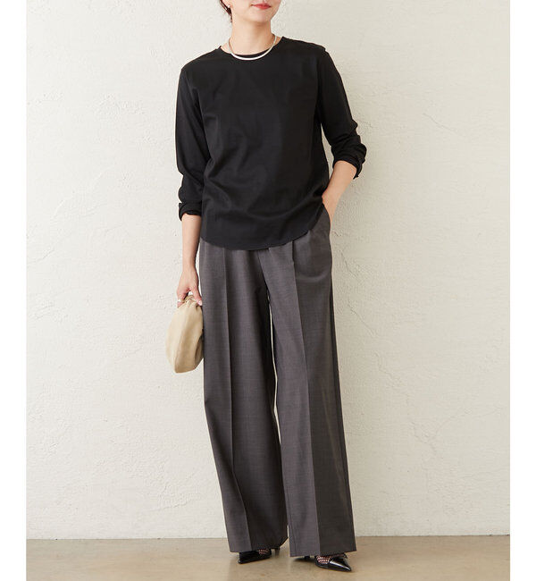  「ラウンドヘムロンTee」|Tシャツ・カットソー|