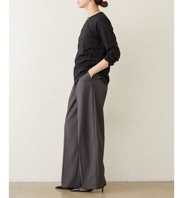  「ラウンドヘムロンTee」|Tシャツ・カットソー|