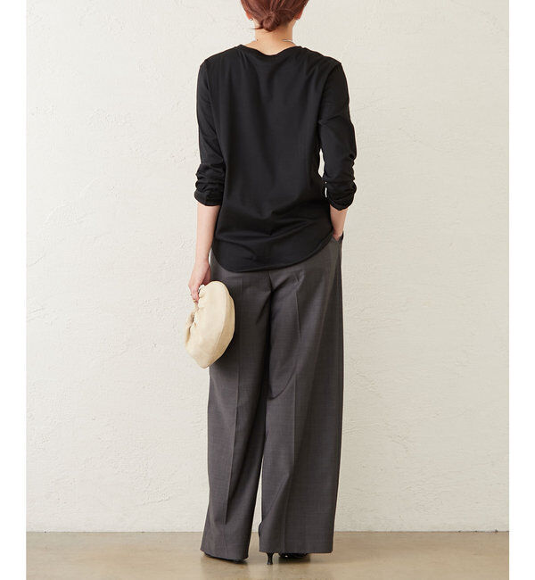  「ラウンドヘムロンTee」|Tシャツ・カットソー|